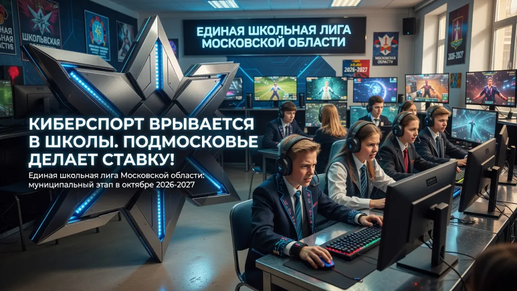 Киберспорт врывается в школы. Подмосковье делает ставку!
