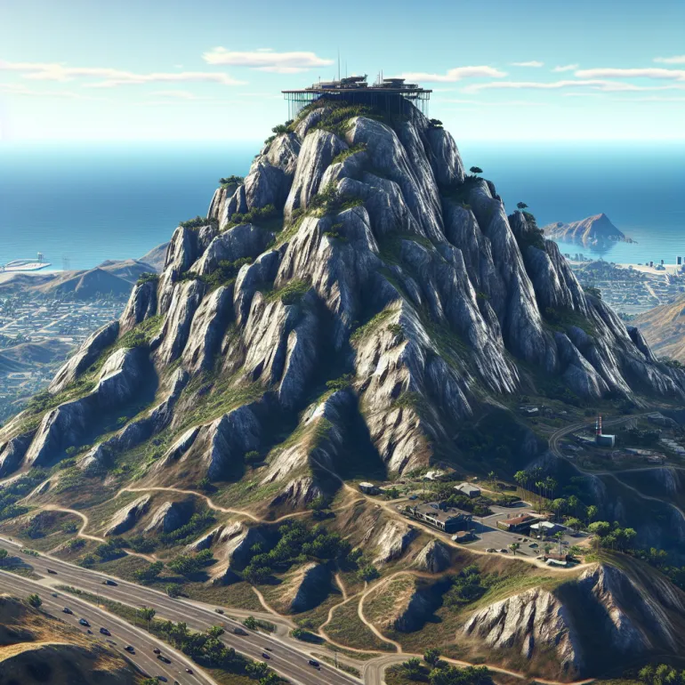 Где находится гора Чилиад в GTA V