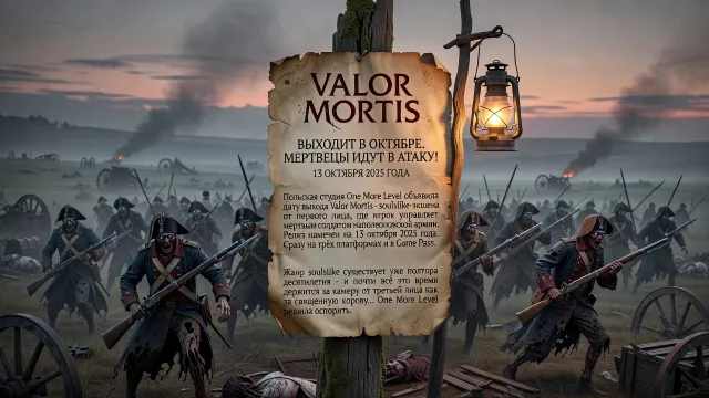 Valor Mortis выходит в октябре. Мертвецы идут в атаку!
