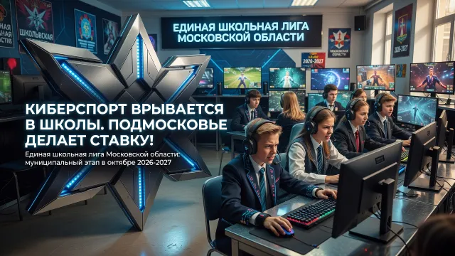 Киберспорт врывается в школы. Подмосковье делает ставку!